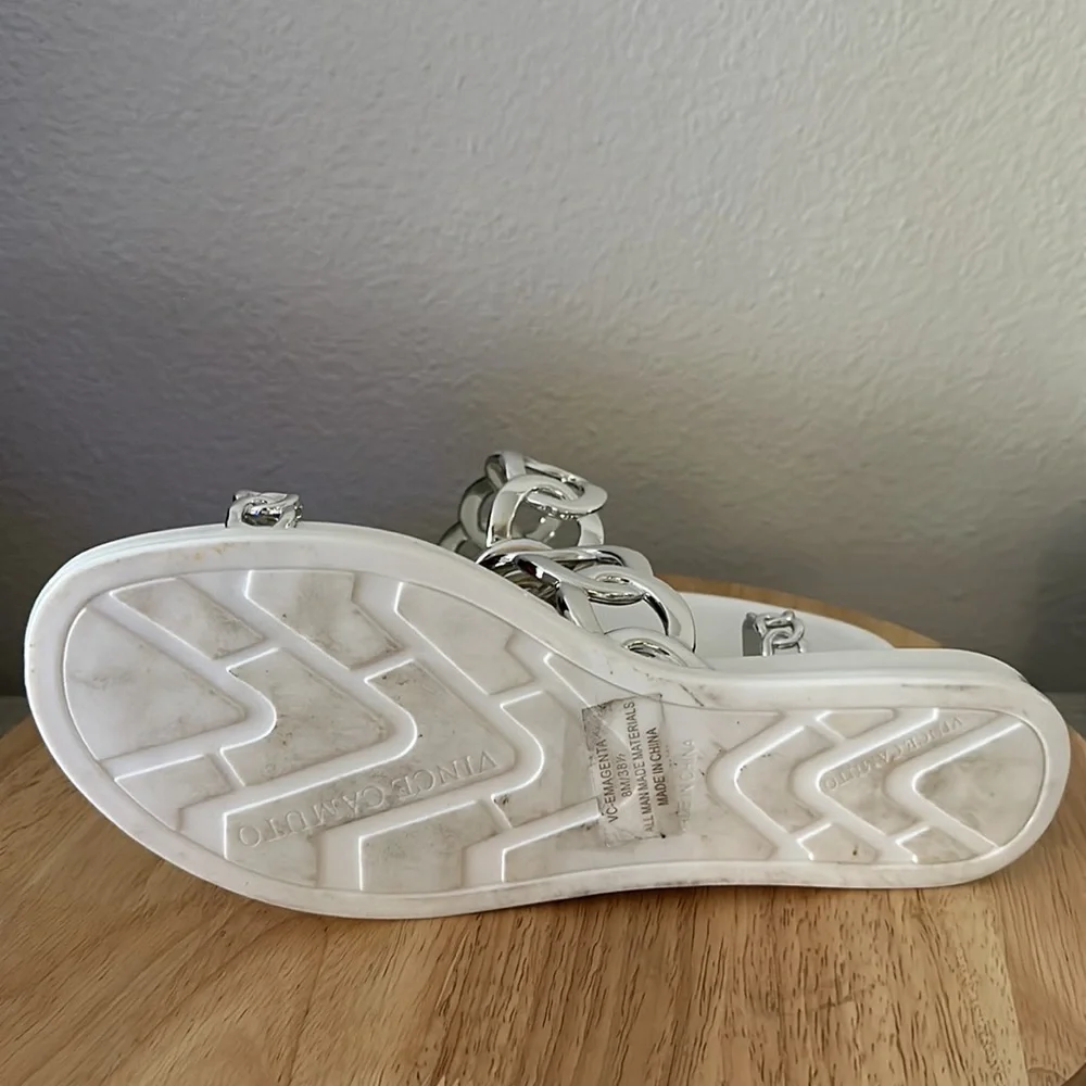 Vince Camuto Emagenta Metallic Jelly Slide Sandal